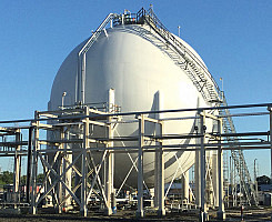 Butene-1 Storage Sphere in Baytown, TX