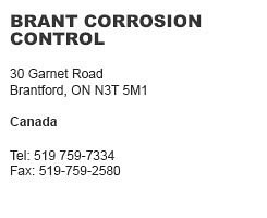 Brant Corrosion Control Canada