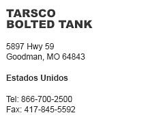Tarsco Bolted Tank Goodman