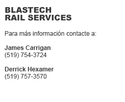 Blastech Rail Services Contactos