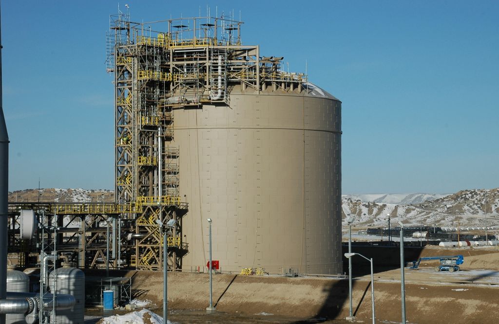 Four Tanks Provided at Ammonia Plant Rock Springs, WY