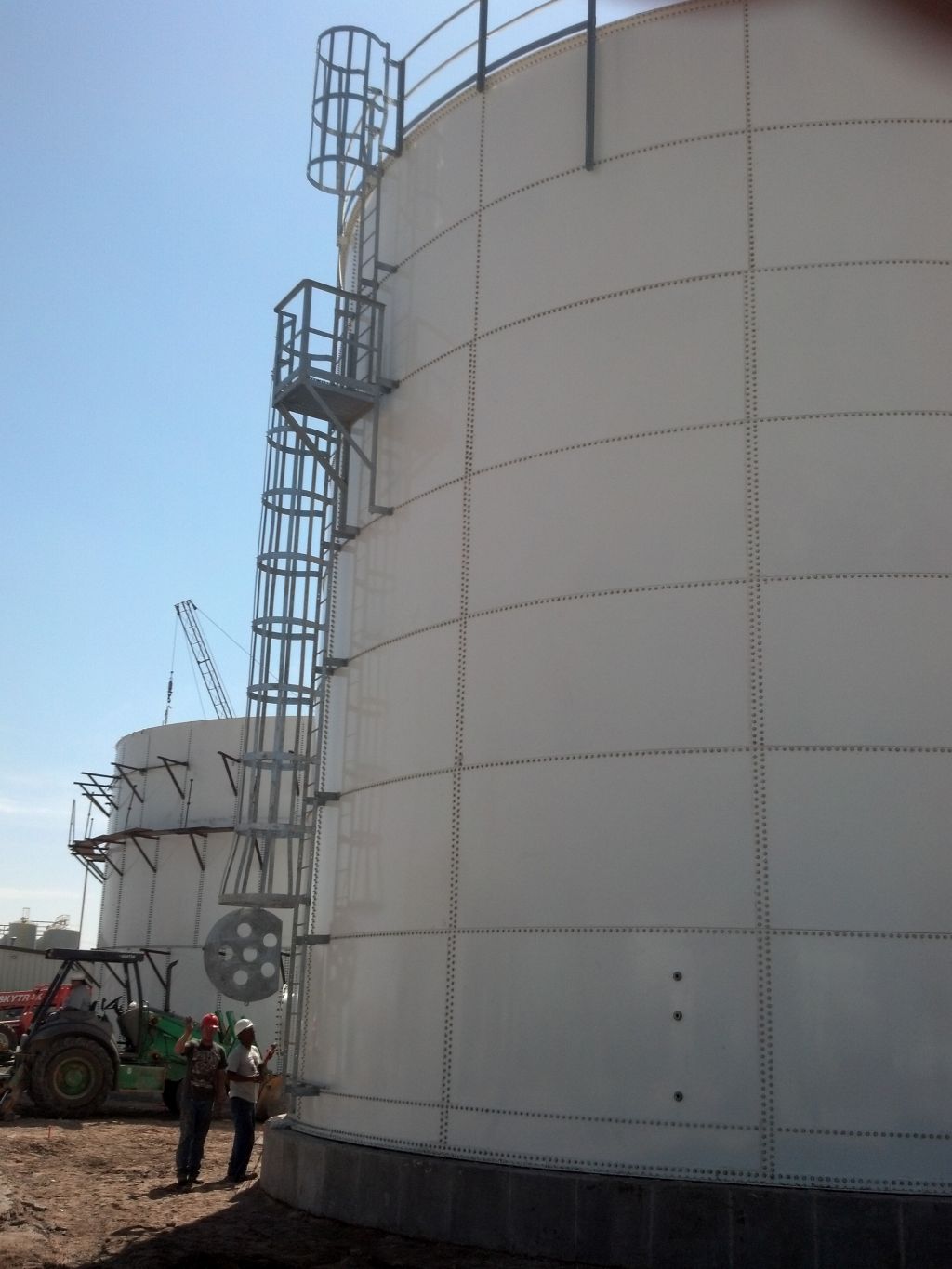 chemical storage tanks