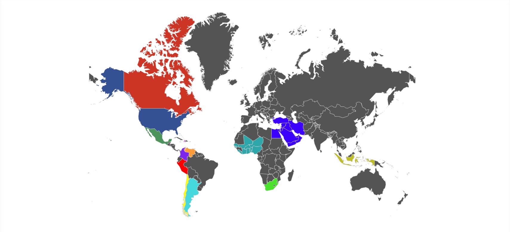 Tarsco Bolted Tank - Mapa de Socios Globales