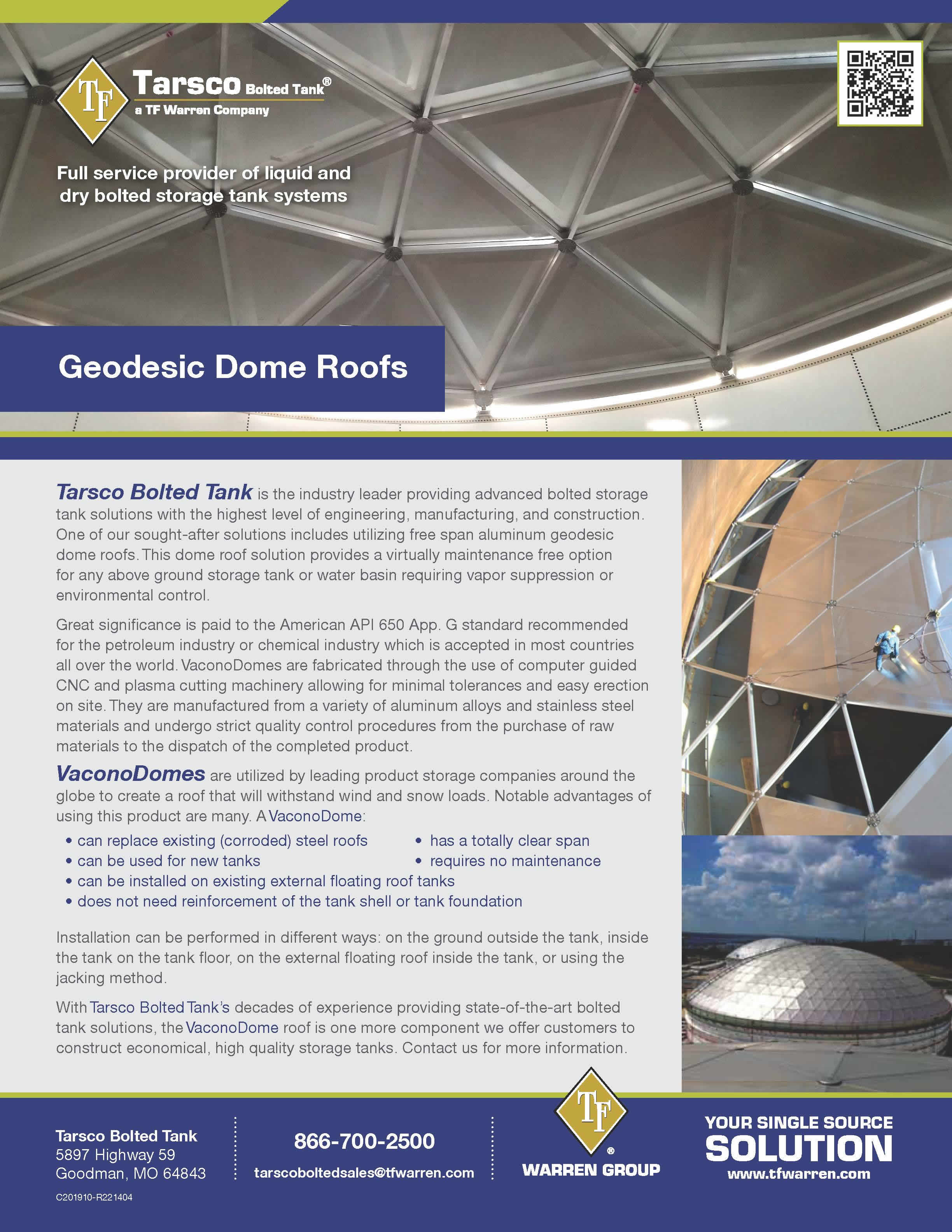 Geodesic Dome Roofs