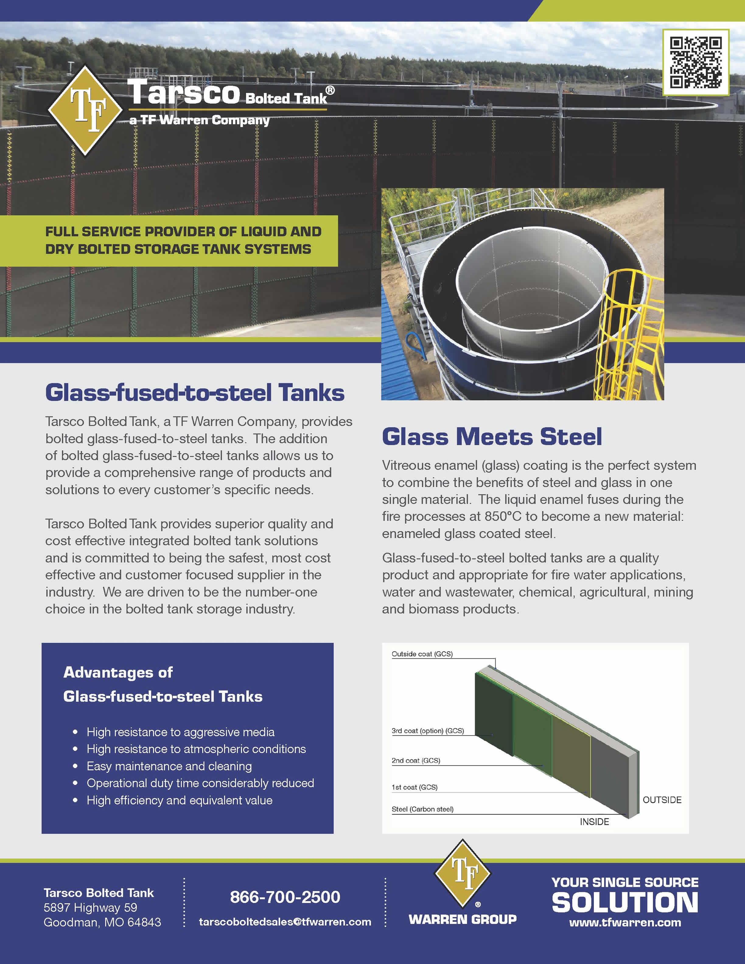 Glass-fused-to-steel Tanks
