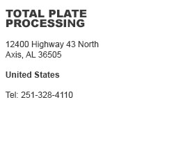 Total Plate Processing