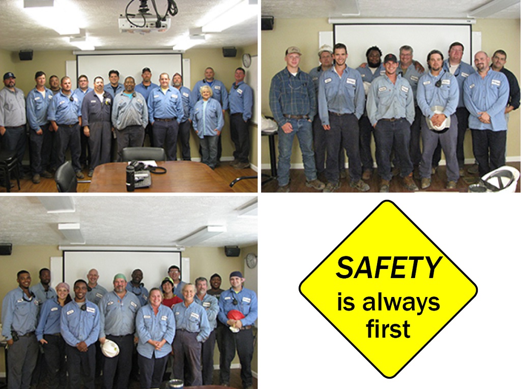 Blastech Mobile Employees Celebrate One Year Without an OSHA Recordable